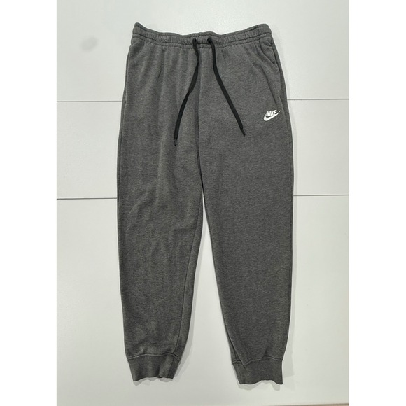 Nike Mens Gray Fleece Jogger Sweatpants Activewear Pants Size Medium (83) - Picture 1 of 7